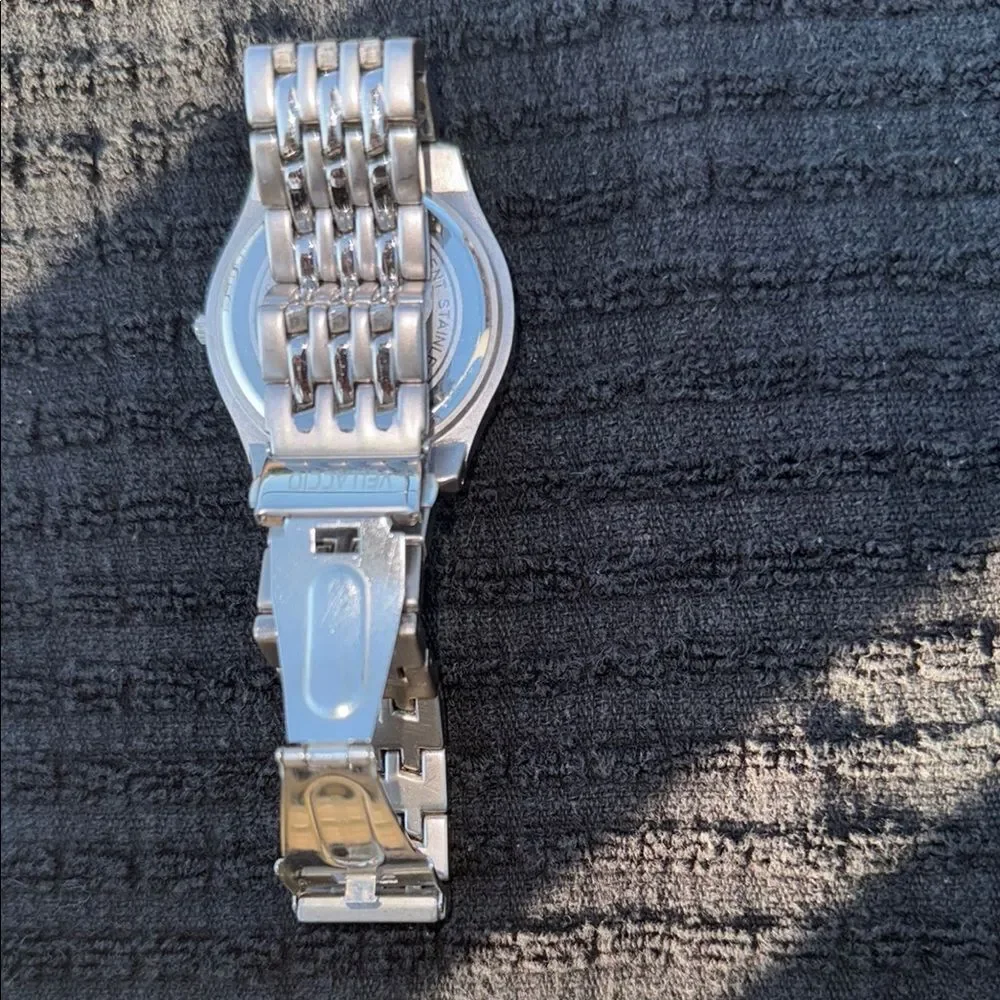 Vellaccio silver Watch with Blue Dial